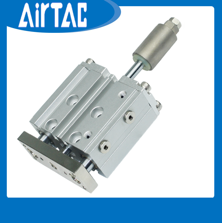 AirTAc亚德客三轴导杆三杆行程可调气缸TCLJ TCMJ12 16 20 25 32S