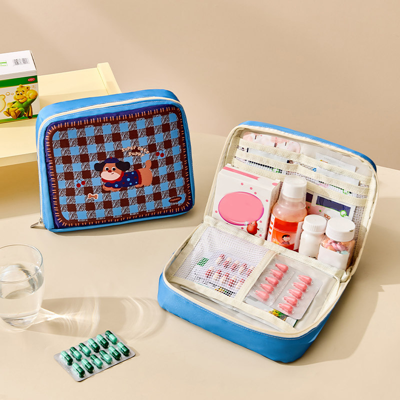 便携医药箱大容量双层分区收纳包旅行药品分装整理包急救医药包,收纳整理,医药箱,淘宝优惠券,粉丝福利购,淘宝优惠卷