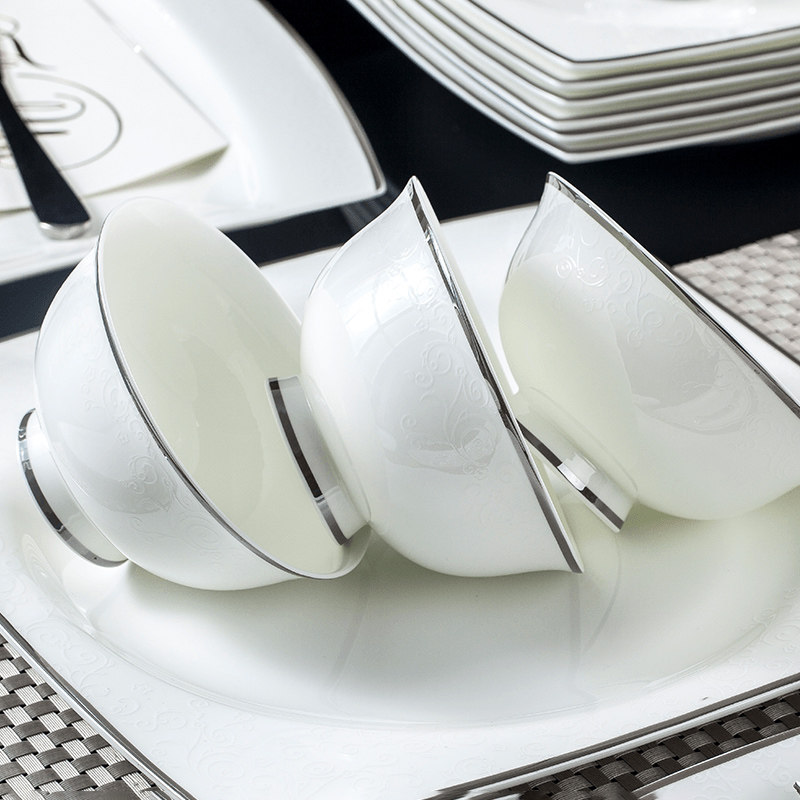 套装家用陶瓷餐具好看的饭碗碗碟