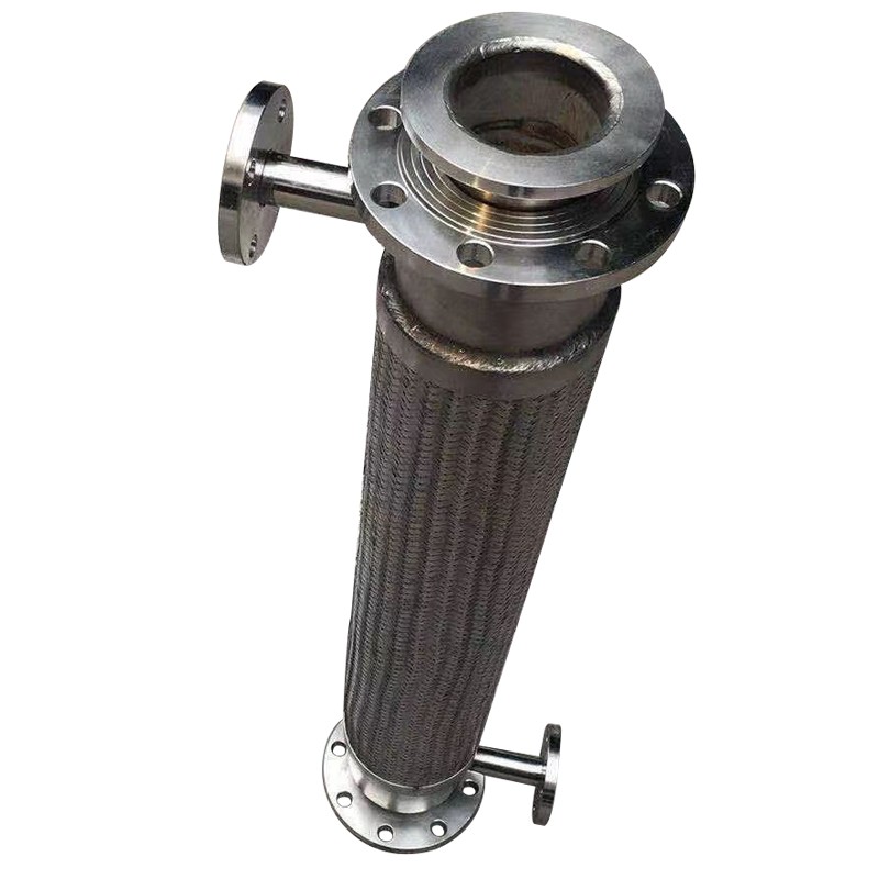 不锈钢双层保温夹套金属软管蒸汽导热油DN25 32H 50 65 80 100 15