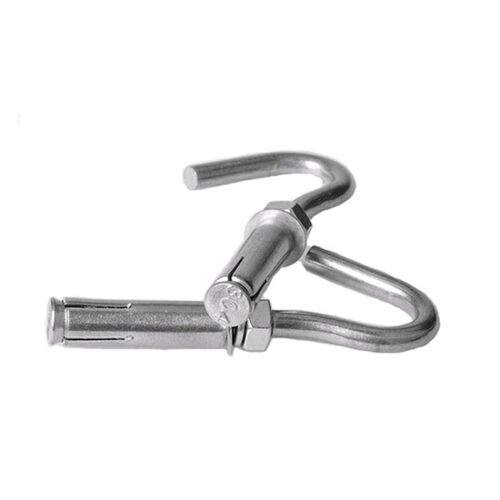 304不锈钢膨胀螺丝挂钩 膨胀钩井盖窨井网拉爆带钩 M6M8M10M12