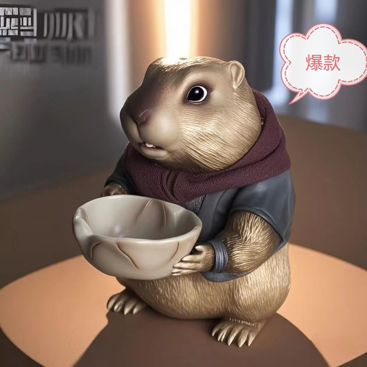 土拨鼠【新款】哪吒魔童闹海 潮玩GK手办摆件桌面礼物摆件可爱