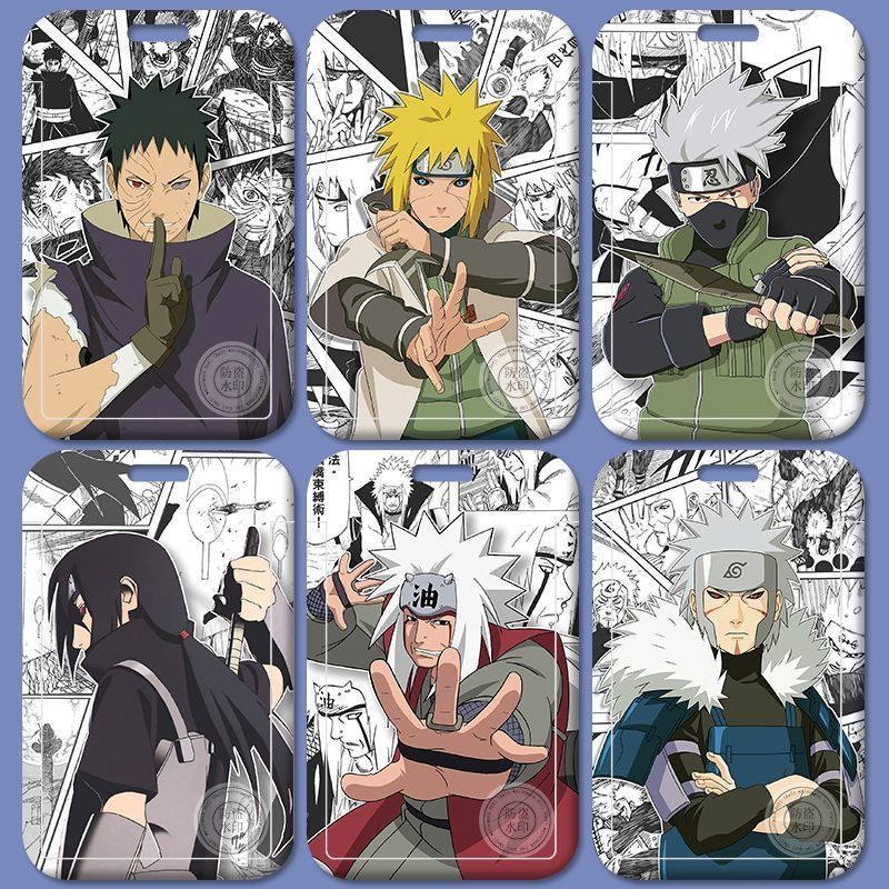 火影忍者忍战带土卡套饭卡校园学生公交工作身份证件牌水卡保护套