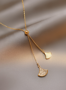 恋约镀金十字链女小裙子锁骨链