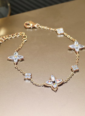 恋约四叶草手链轻奢小众高级感