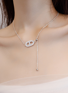 恋约猪鼻子项链女轻奢小众毛衣链