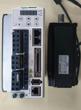 拆机施耐德750瓦伺服套装LXM23AU07M3X BCH0802012F1C 电机带询价