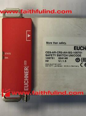 Euchner 105751 安士能全新安全开关 CES-AR-CR2-AH-SG-10575询价