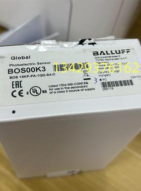 德国原装巴鲁夫BOS00K3 BOS 18KF-PA-1QD-S4-C现货镜反射式传询价