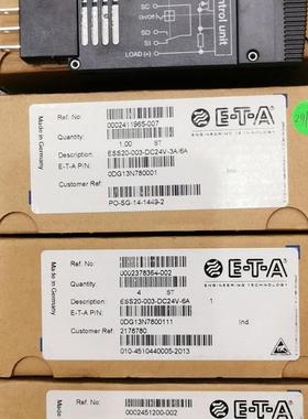 * ESS20-003-DC24V-6A  SB-S11-P1-01-1-1A  ETA开关询价