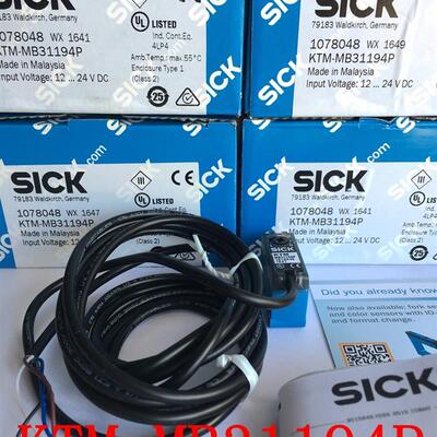 全新原装德国西克SICK色标传感器KTM-MB31194P 货号1078048询价