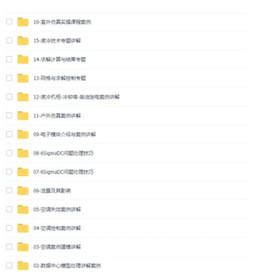 6sigmaDC 6sigmaET 6sigmaRoom教程 空调散热 机柜 液冷 数据中心