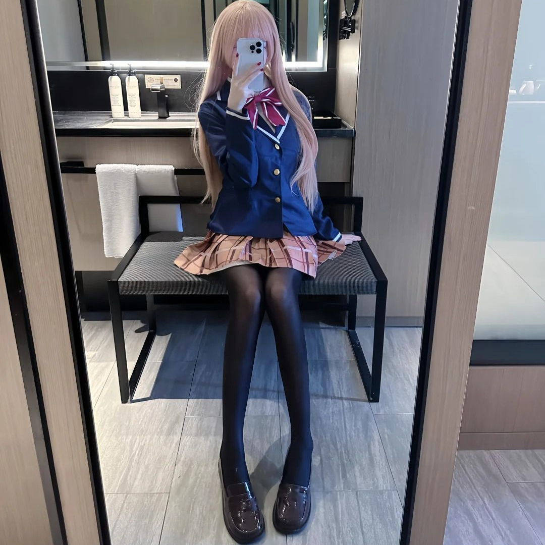 邻家天使cos 椎名真昼cosplay 藤宫周动漫JK制服套装c服全套