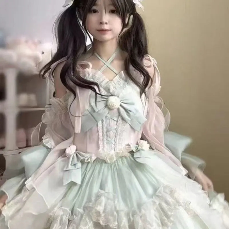现货lolita裙泡泡熊原创设计Lo裙