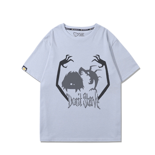 Steam冒险游戏饥荒Don't Starve别饿死周边纯棉T恤男女短袖衣服潮