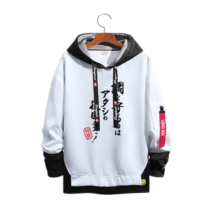 动漫日系文字战姬绝唱SYMPHOGEAR新款连帽百搭潮流加绒男女卫衣服