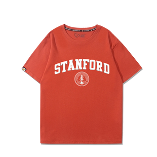 斯坦福大学短袖t恤衫衣服夏季校友会Stanford纪念品校服半袖纯棉