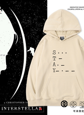 interstellar星际穿越斯坦利库布里克电影太空黑洞连帽卫衣服外套