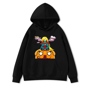 AdventureTime探险活宝阿宝与老皮阿宝周边连帽卫衣男女同款长袖
