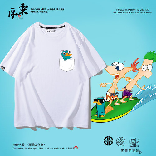 纯棉短袖T恤衫男女半袖衣服