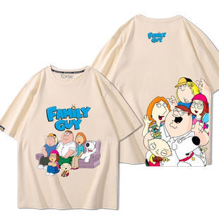 美剧恶搞之家衣服盖酷家族星战周边纯棉短袖卫衣男女学生T恤衣服