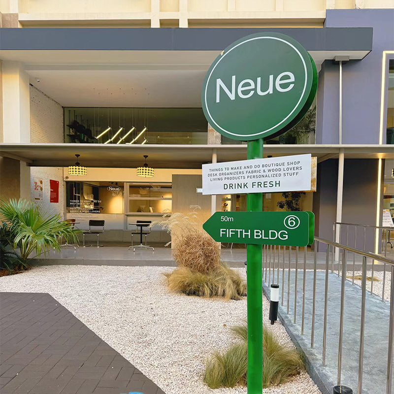 创意网红小书打卡导向牌指路牌定做指引牌景区咖啡露营指示牌定制