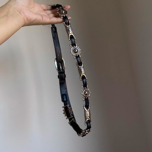 复古雕花民族风腰带皮带高级感时尚 配饰 气质小众腰链百搭牛仔裤