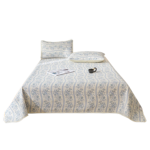 A类夏季纯棉床盖单件四季通用2024新款加厚全棉榻榻米床单三件套