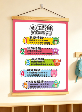 心灵驿站励志标语教室挂画