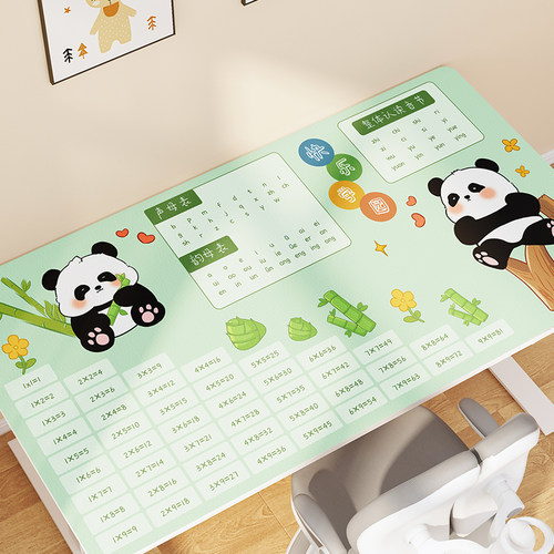 乘法口诀书桌垫防水防油免洗无味