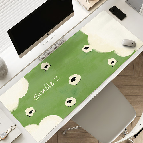 高级感超大电脑桌垫防水防油免洗