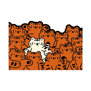 卡通老虎浴室地垫卫生间硅藻泥吸水垫淋浴房防滑脚垫厕所速干地毯