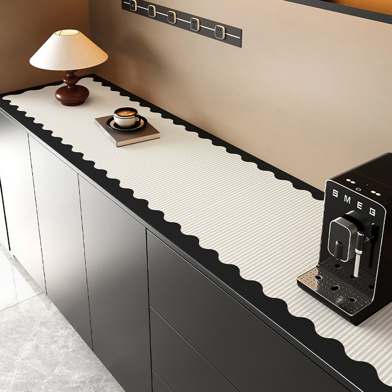 简约耐磨边柜垫环保防水皮革电视柜垫可擦防滑防烫可定制餐边柜垫,居家布艺,桌布,淘宝优惠券,粉丝福利购,淘宝优惠卷