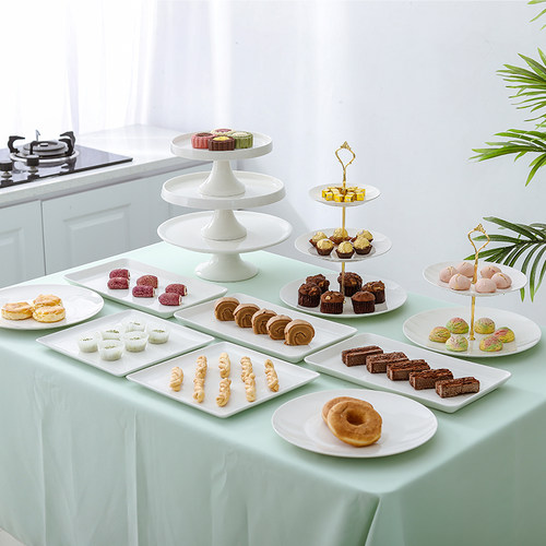 婚礼生日宴会陶瓷欧式套装甜品台