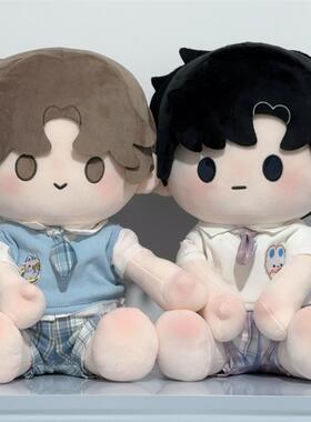 世界之外棉花娃娃顾时夜易遇属性40cm棉花娃娃一番赏娃已换棉坐姿