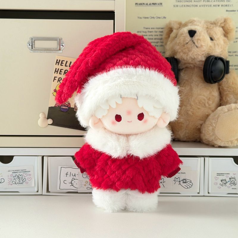 毛茸茸娃衣正常体20cm棉花娃娃坐姿40cm娃衣一番赏玩偶换装仅衣服