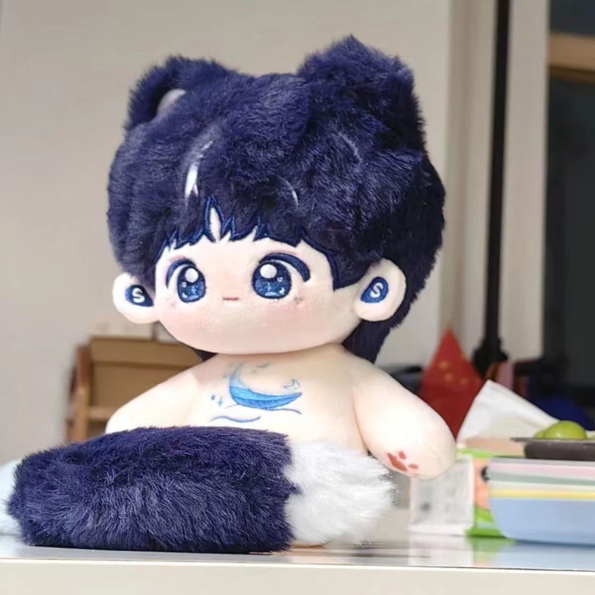 鲸梦周深巡回演唱会20cm棉花娃娃