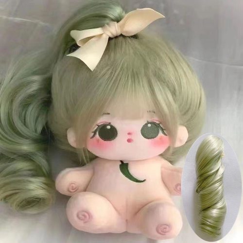 棉花娃娃长头发假发好看的高马尾