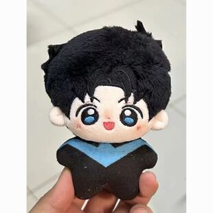 蝙蝠侠DC夜翼迪克格雷森红头罩杰森陶德属性10cm印花体棉花娃娃