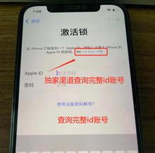 适用于苹果iPhone14 13 xsmax 15promaxid锁查询完整苹果ID账号