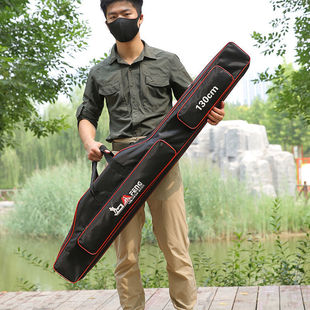 鱼竿包大肚钓鱼海杆包双层背包鱼竿包软包渔具包源头工厂