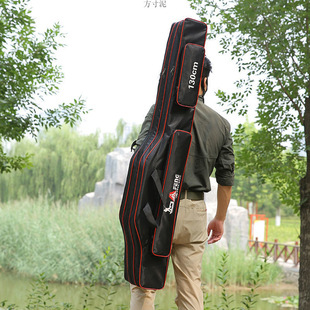 鱼竿包特价大肚钓鱼海杆包双层背包鱼竿包软包渔具包厂供应链