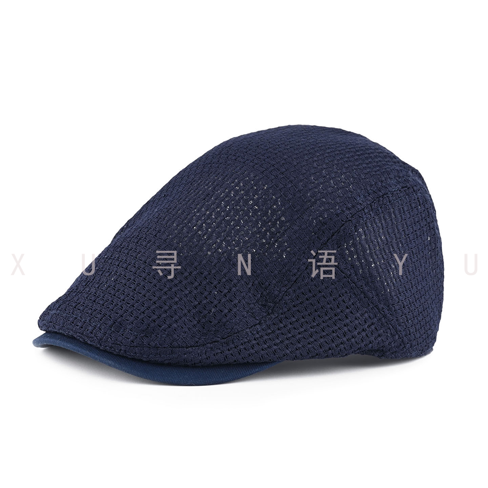 夏季透气网眼防晒鸭舌帽