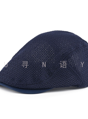 夏季透气网眼防晒鸭舌帽