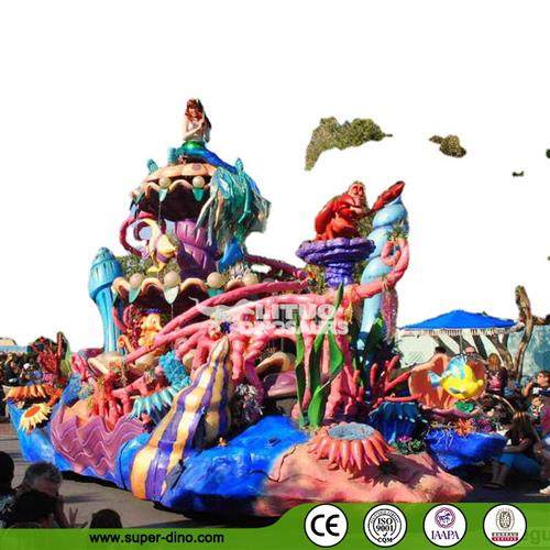 大型巡游彩车景区彩车制作彩车设计制作厂家公园巡游彩车