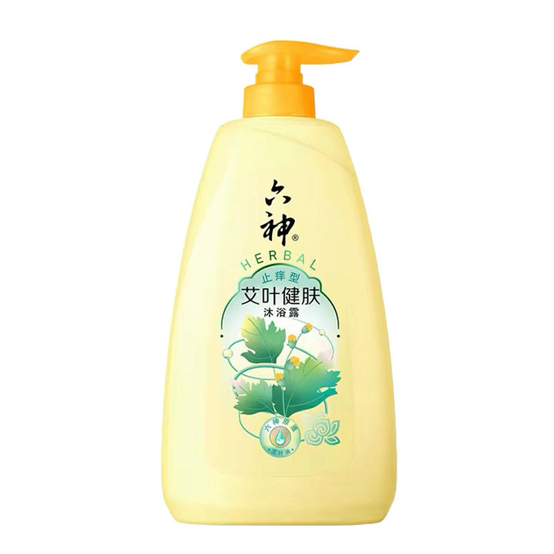 六神艾叶健肤沐浴露止痒型750ml