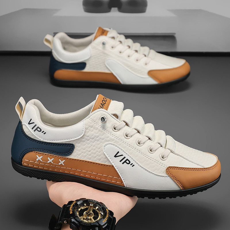 男鞋春季新款一脚蹬休闲板鞋皮面防水防滑软底百搭豆豆鞋男,流行男鞋,单鞋,淘宝优惠券,粉丝福利购,淘宝优惠卷