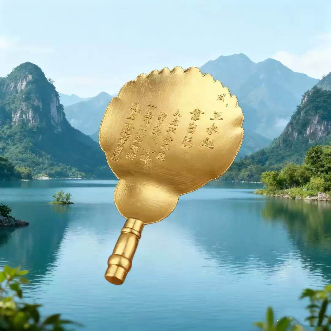 中式民族风合金诸葛扇高级感配件