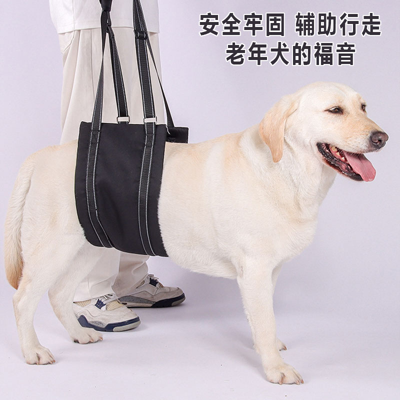 大型犬后腿辅助行走背带安全牢固