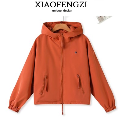 2025春新款冲锋衣短款夹克外套女